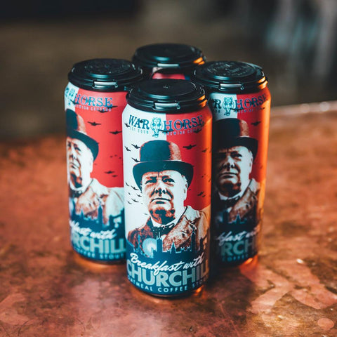 War Horse Brewing Breakfast with Churchill Oatmeal Coffee Stout