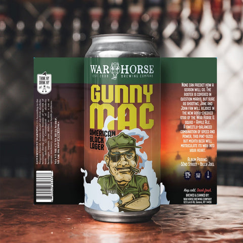 War Horse Brewing Gunny Mac Black Lager